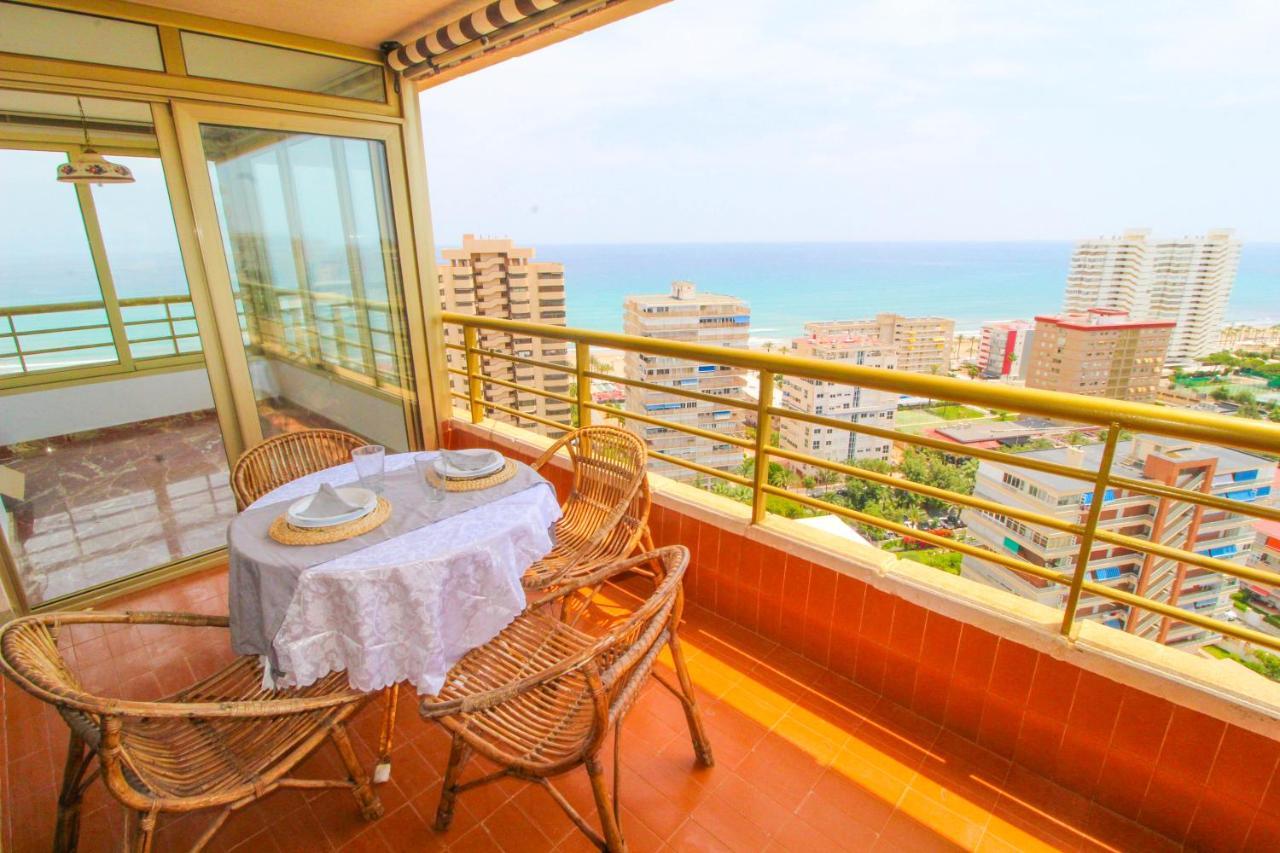 1 Min A Pie Playa San Juan - Increibles Vistas Al Mar - 4 Habs - Gran Terraza - Urbanizacion Con Piscina Padel Y Tenis Alicante Kültér fotó