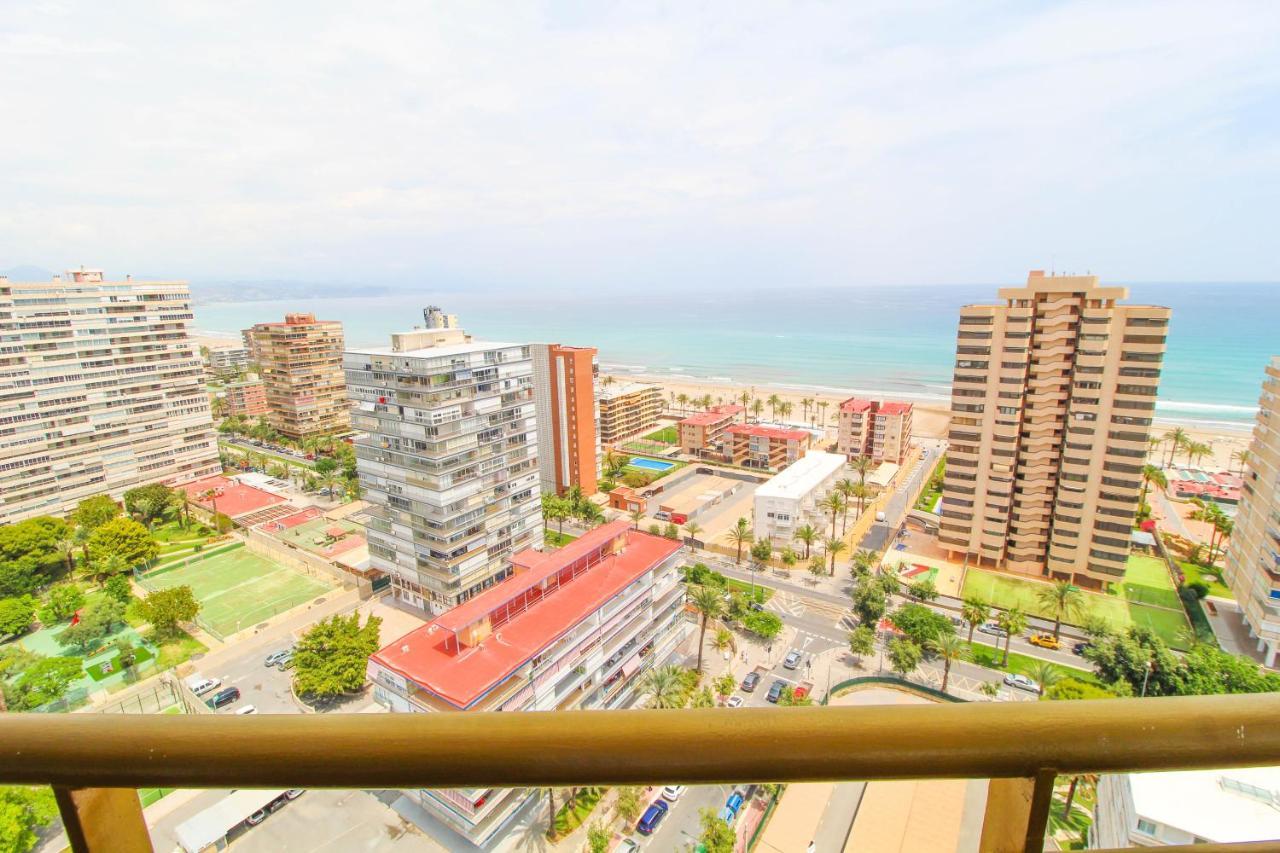 1 Min A Pie Playa San Juan - Increibles Vistas Al Mar - 4 Habs - Gran Terraza - Urbanizacion Con Piscina Padel Y Tenis Alicante Kültér fotó