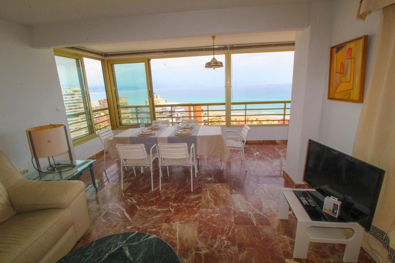 1 Min A Pie Playa San Juan - Increibles Vistas Al Mar - 4 Habs - Gran Terraza - Urbanizacion Con Piscina Padel Y Tenis Alicante Kültér fotó